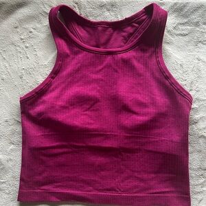 Lululemon Ebb to Street Cropped Racerback Tank
